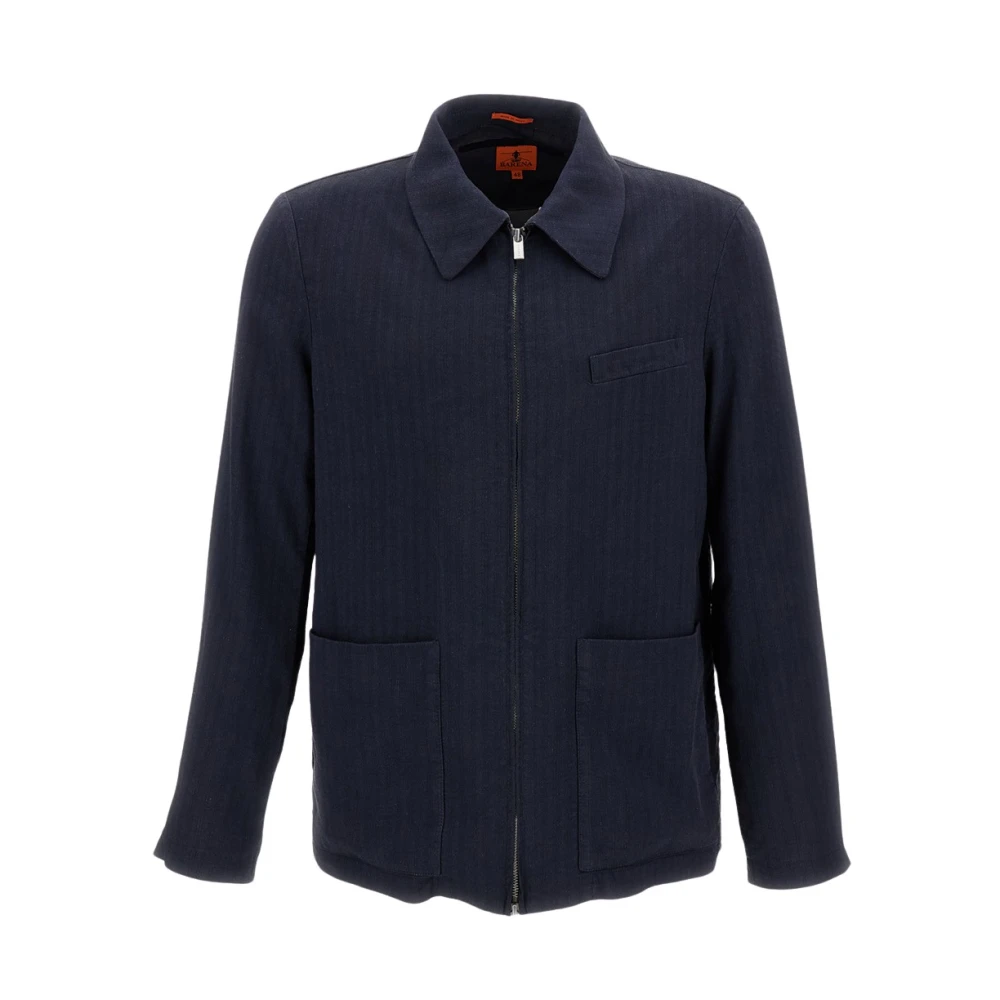 Barena Venezia Men's Blue Sovracamicia Overshirt