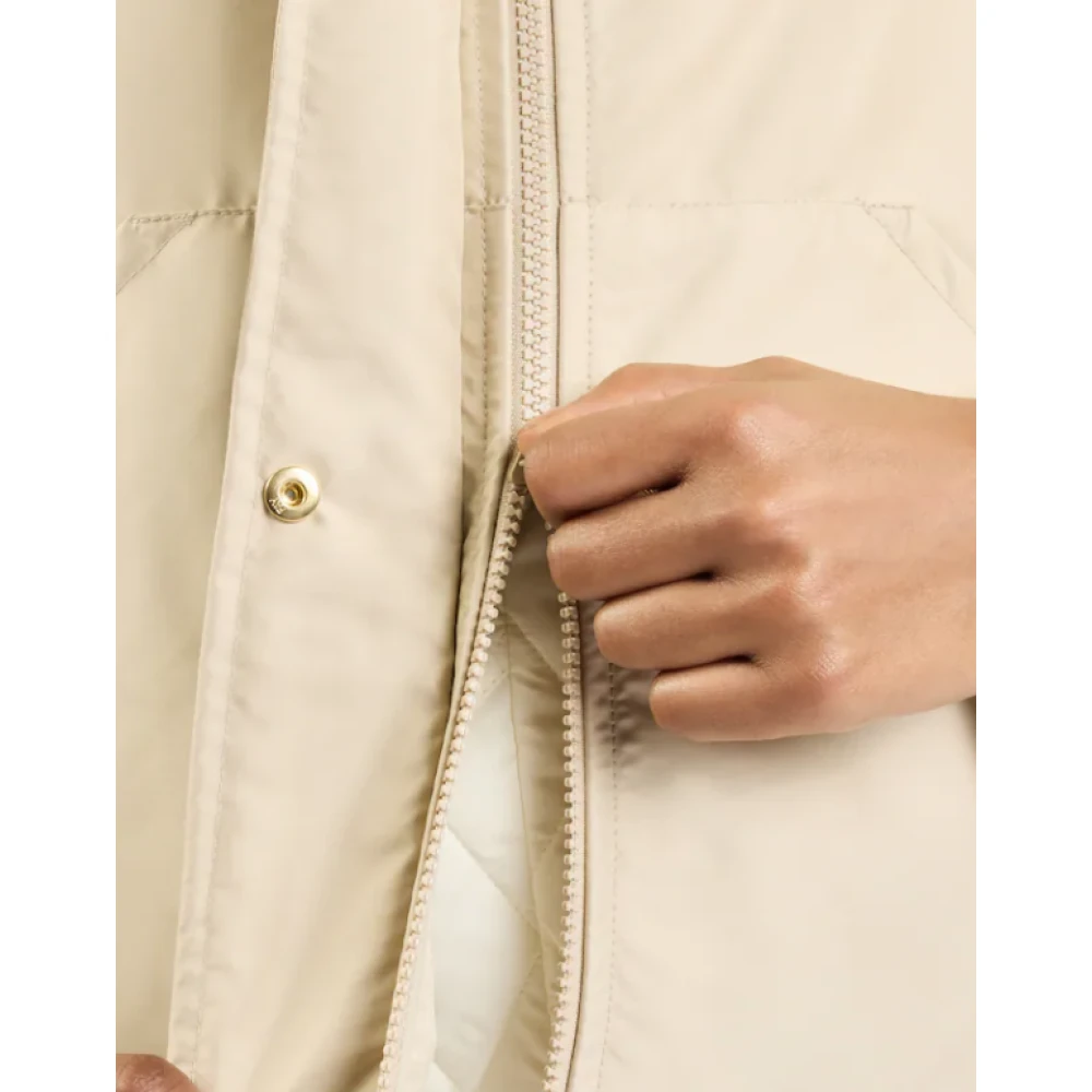 Fay Parka met capuchon en A-lijn Beige Heren