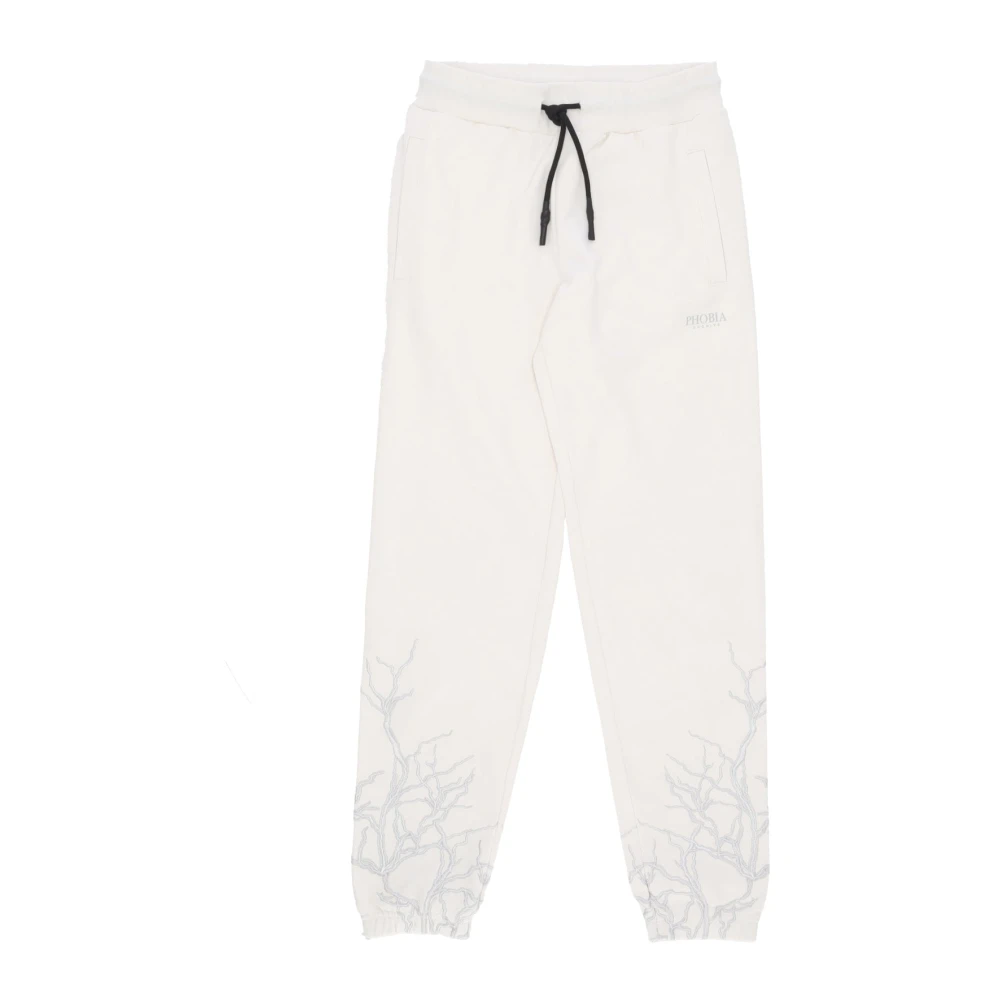 Phobia Archive Homme Blanc Pantalons, Taille: S Pantalon De Survêtement Long Et Léger