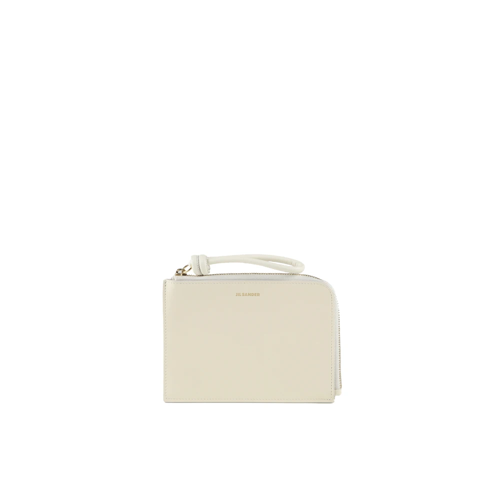 Jil Sander Women's White Wallets & Cardholders, One Size, Card Holder Wallet