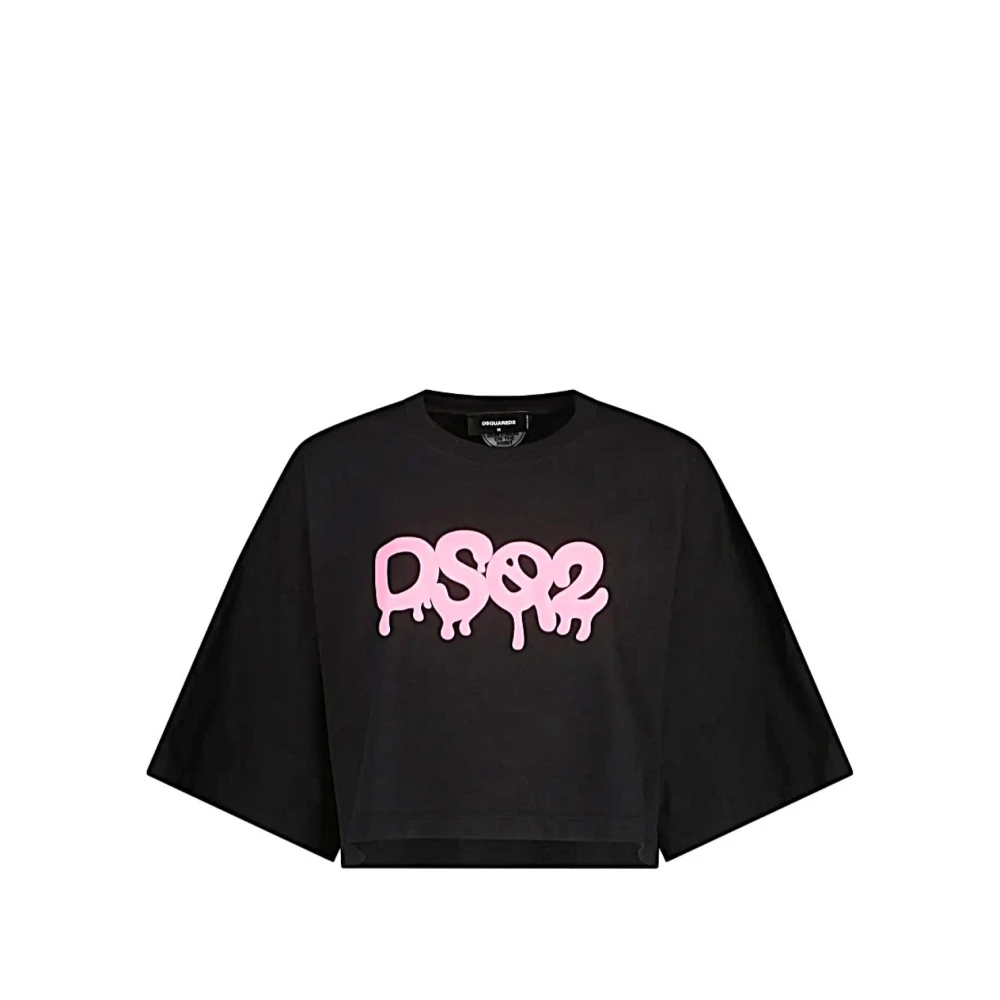 Dsquared2 Women's Black T-Shirts,, Classic T-Shirt For Men Extra Small