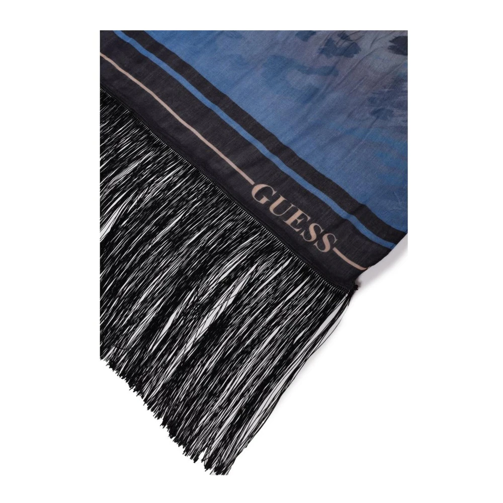 Guess Herfst Winter Viscose Pashmina Sjaal Multicolor Dames