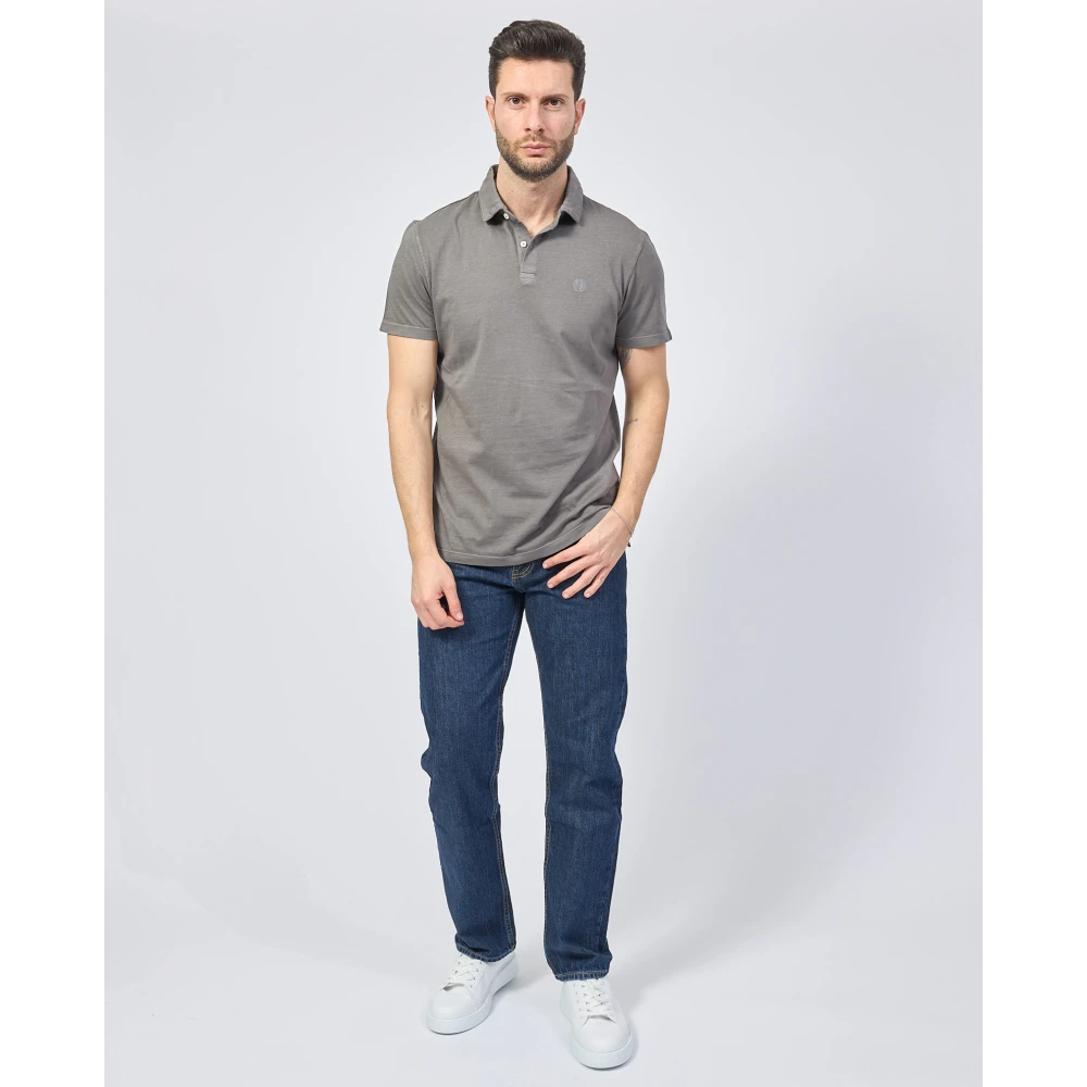 Ecoalf Biologisch Katoenen Polo Grijs Gray Heren