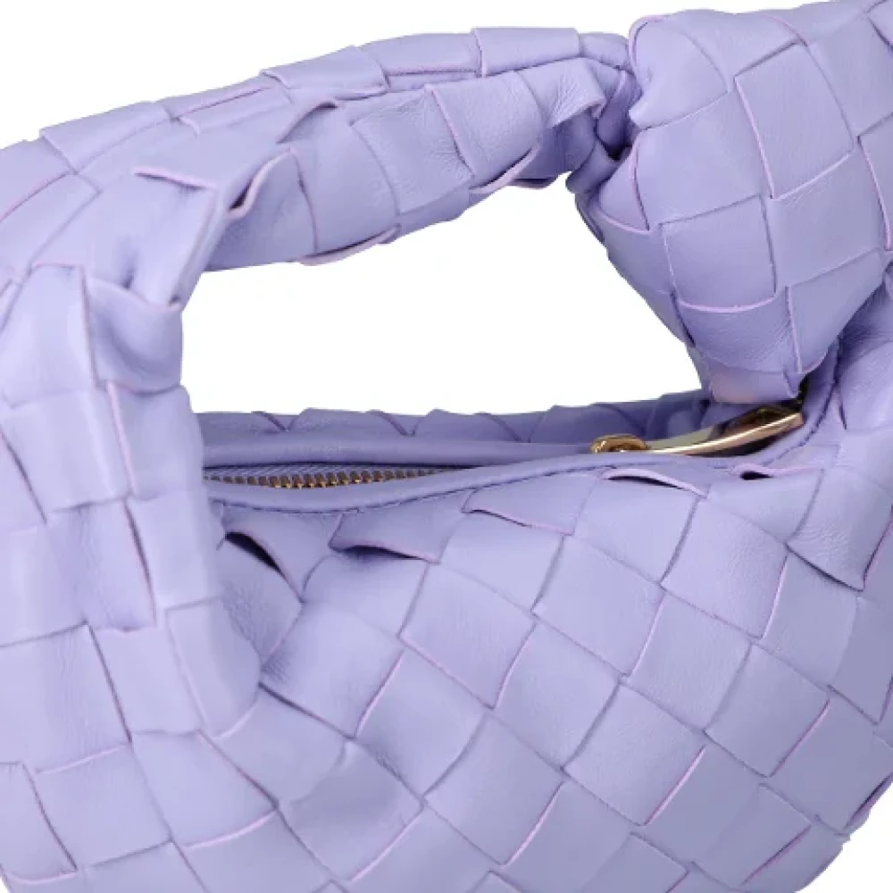 Bottega Veneta Leather handbags Purple Dames
