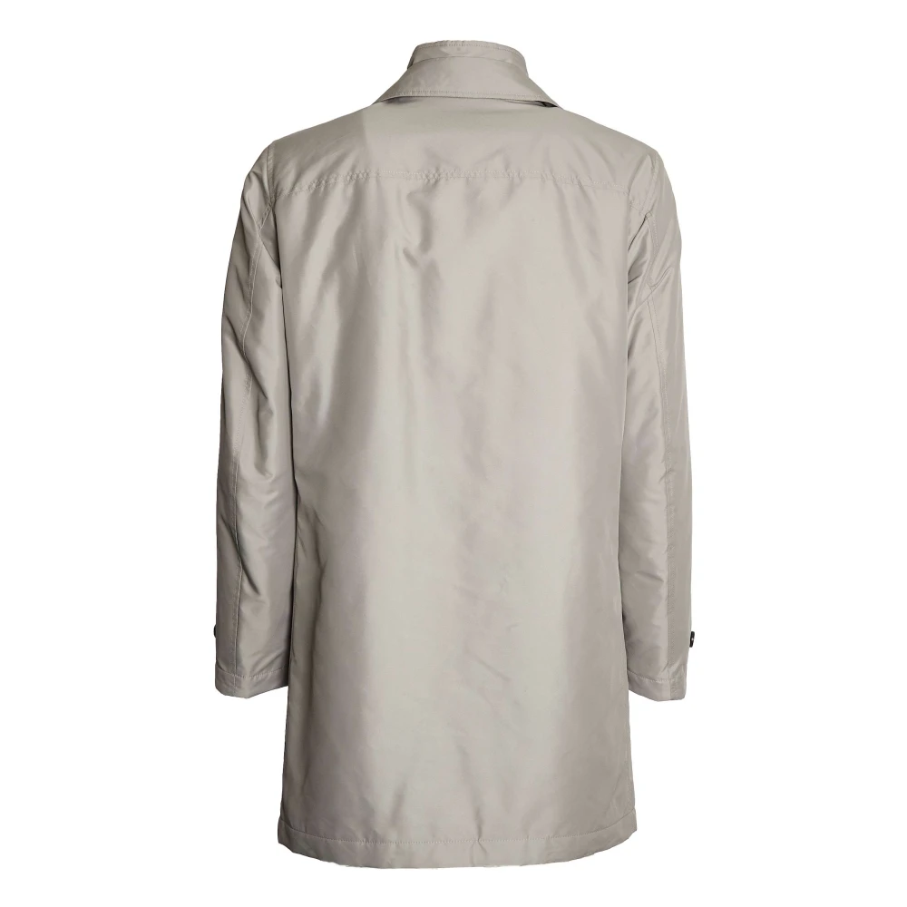 TOD'S Waterdichte Gewatteerde Jas Grijs Gray Heren