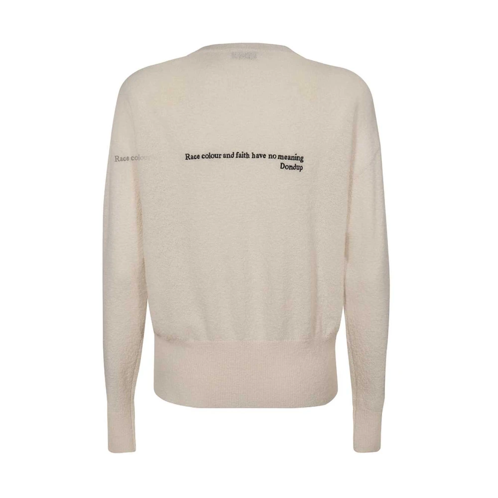 Dondup Gebreide trui met lange mouwen Beige Dames
