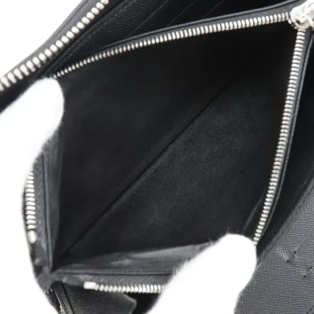 Louis Vuitton Vintage Pre-owned Leather wallets Black Heren