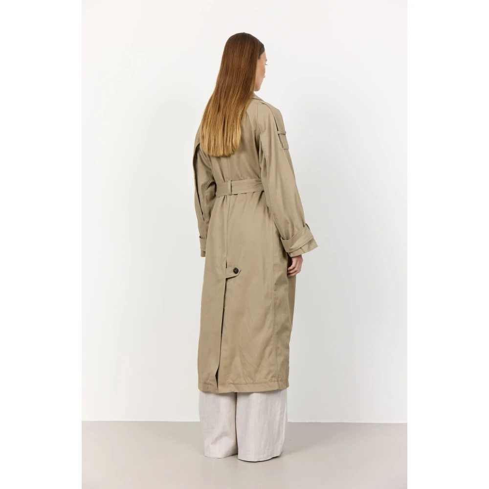 Levete Room Katinka 2 Katoenen Jas Beige Dames