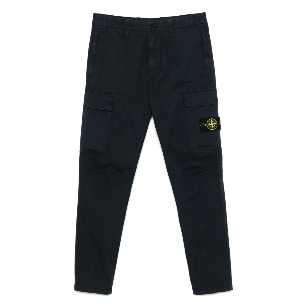 Stone Island Blauwe Casual Kleding voor Mannen Blue Heren