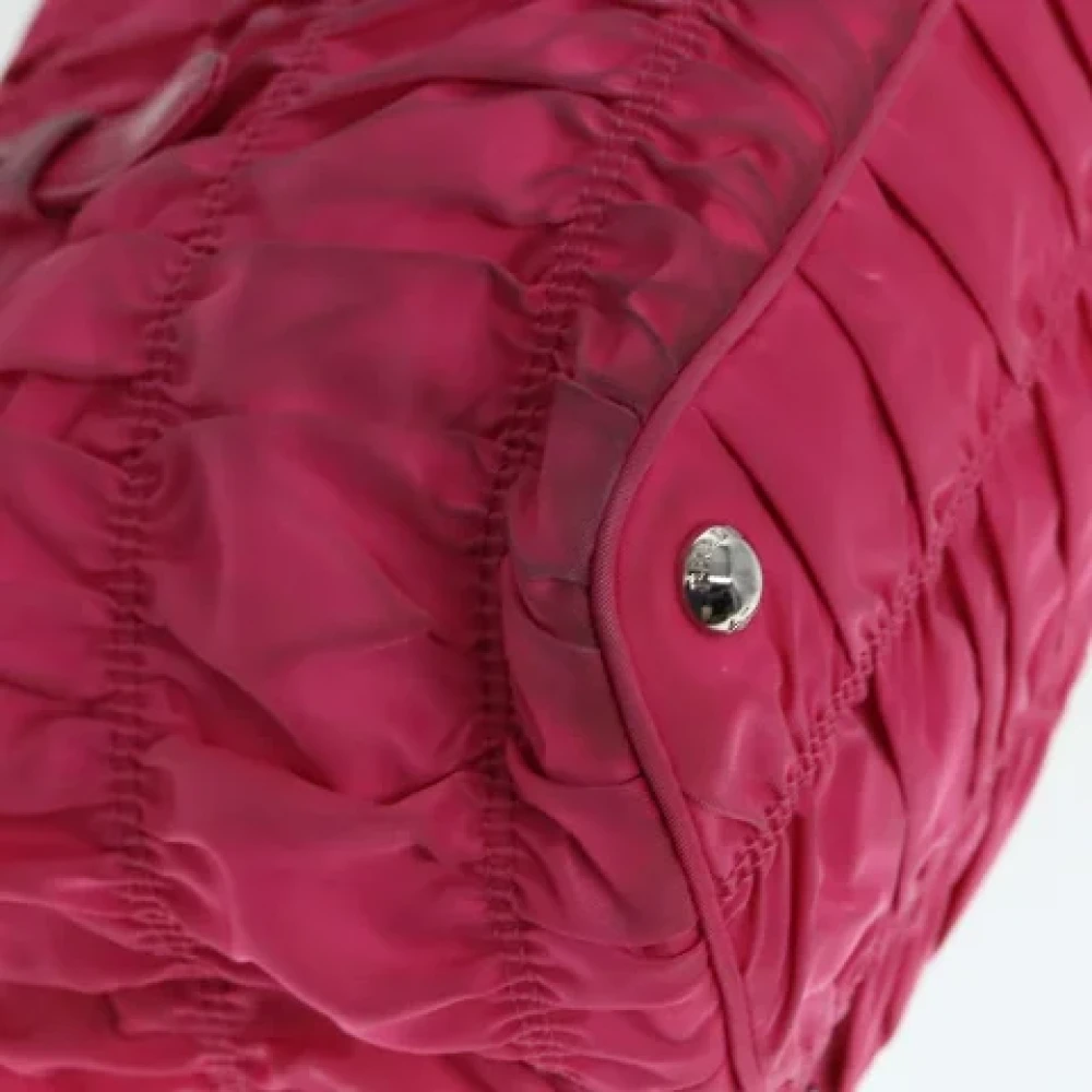 Prada Vintage Pre-owned Leather prada-bags Pink Dames