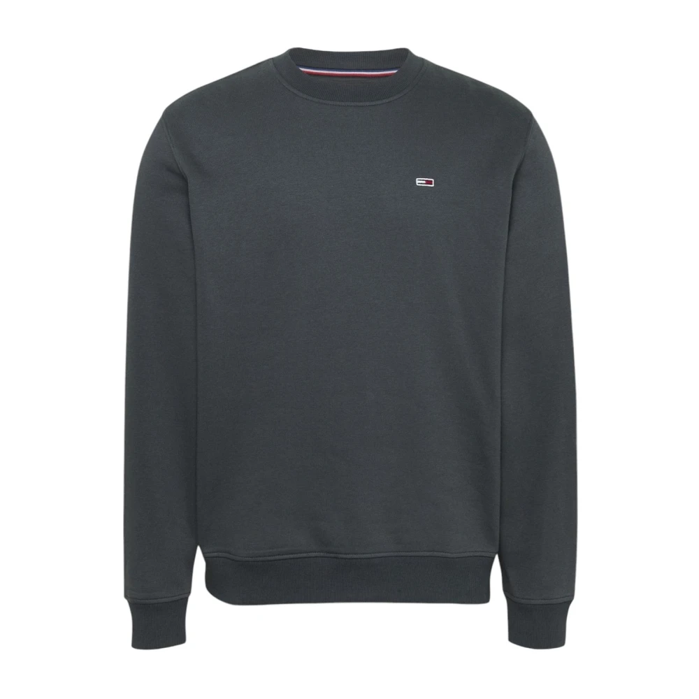 Tommy Jeans Stijlvolle Sweatshirt voor Mannen Gray Heren