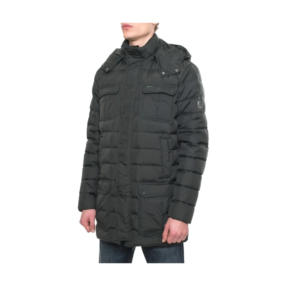 Harmont & Blaine Bomberjack met knoop- en ritssluiting Green Heren