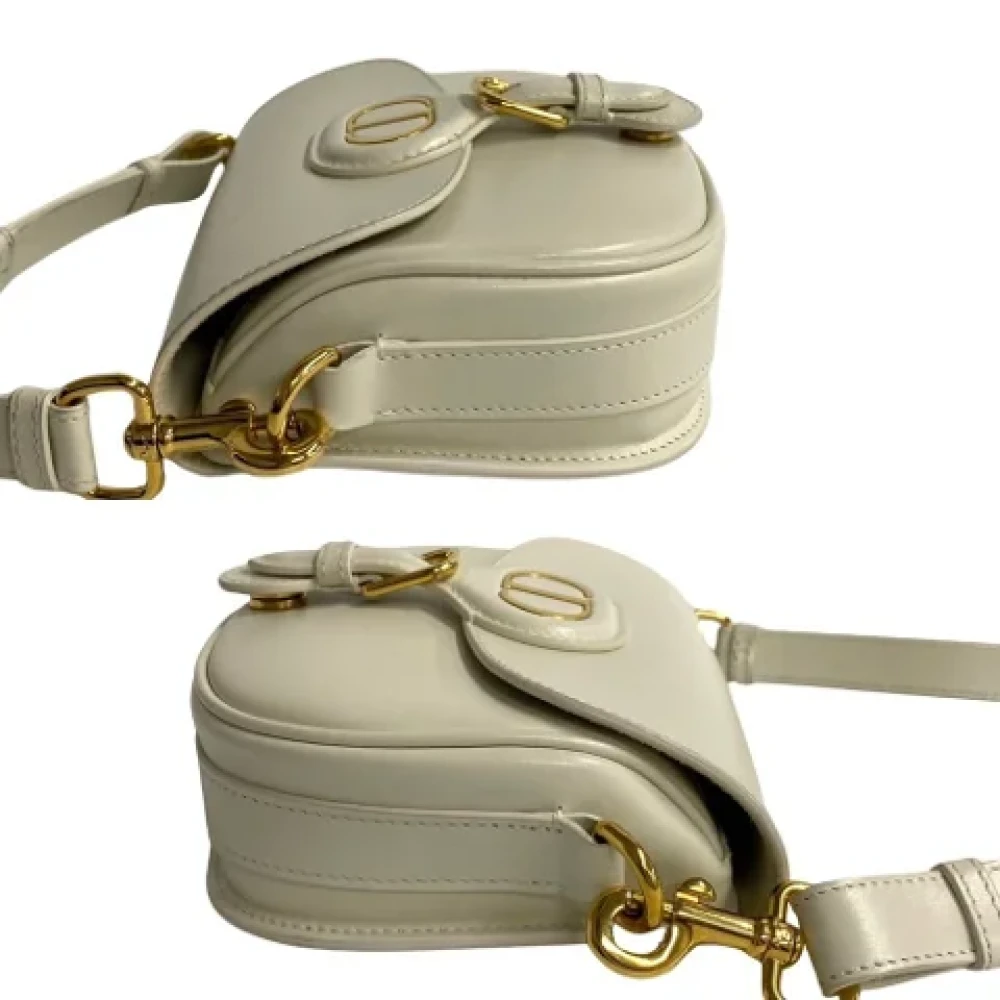 Dior Vintage Pre-owned Leather dior-bags White Dames