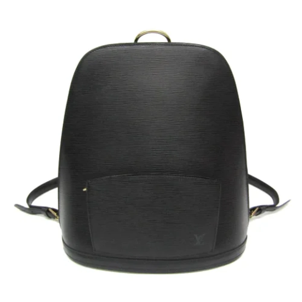Louis Vuitton Vintage Pre-owned Leather backpacks Black Unisex