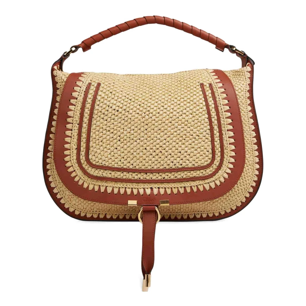 Chloé Women's Beige Marcie Shoulder Bag - Handbags - One Size - Bags