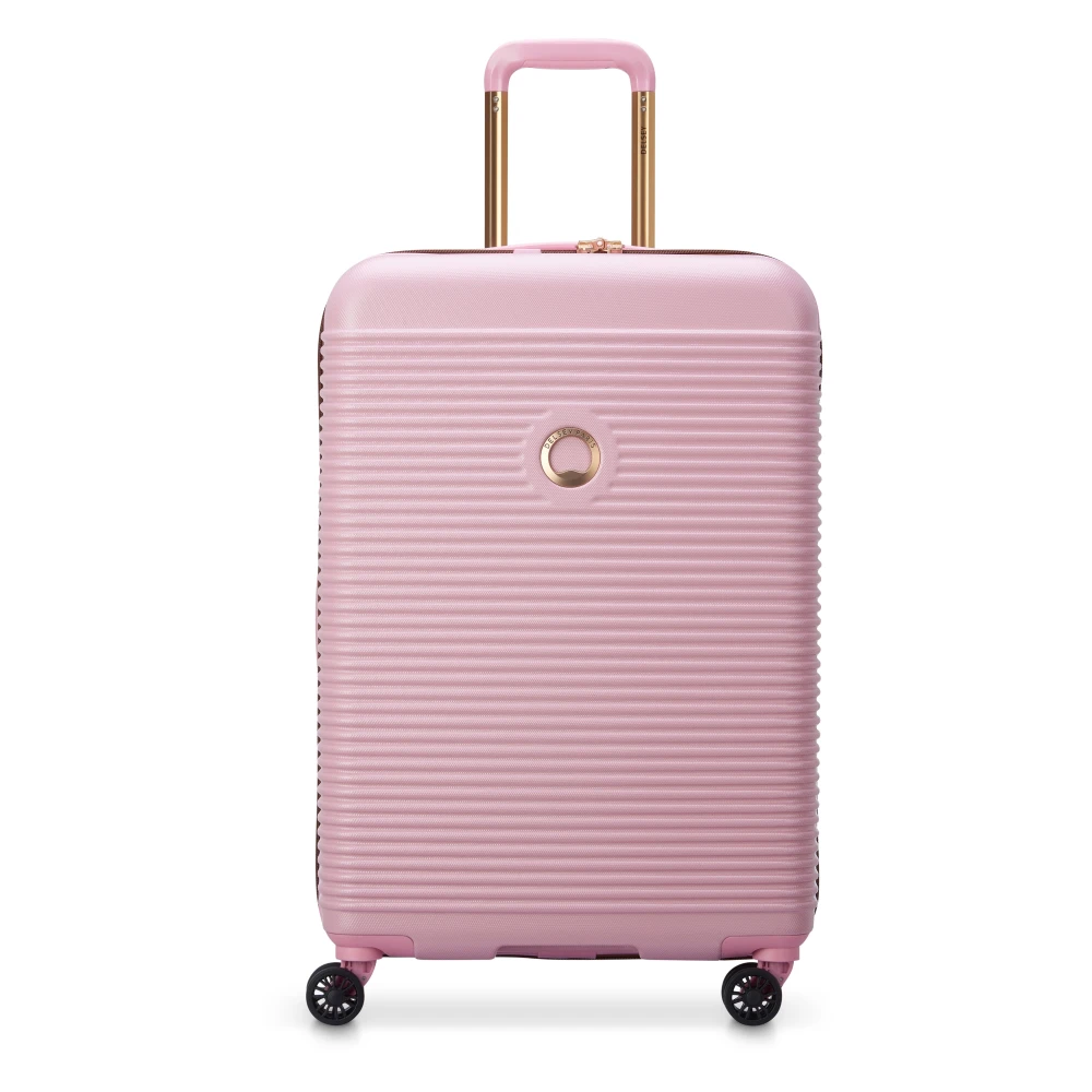 Stilfuld Mellemstor Kuffert i Pink