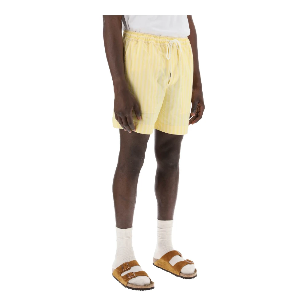 Maison Kitsuné Casual Shorts Yellow Heren