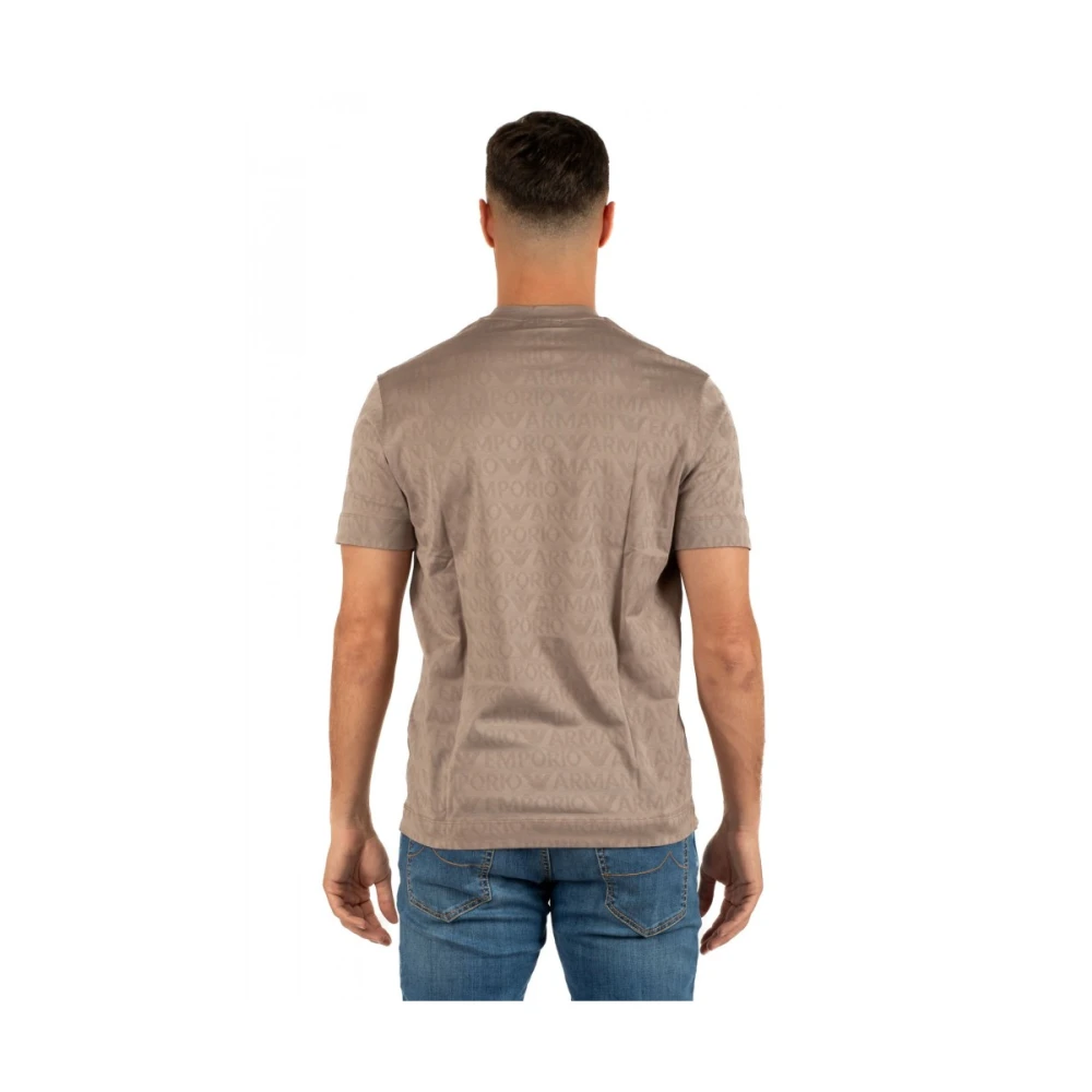 Emporio Armani Stijlvol T-shirt Ontwerp Gray Heren