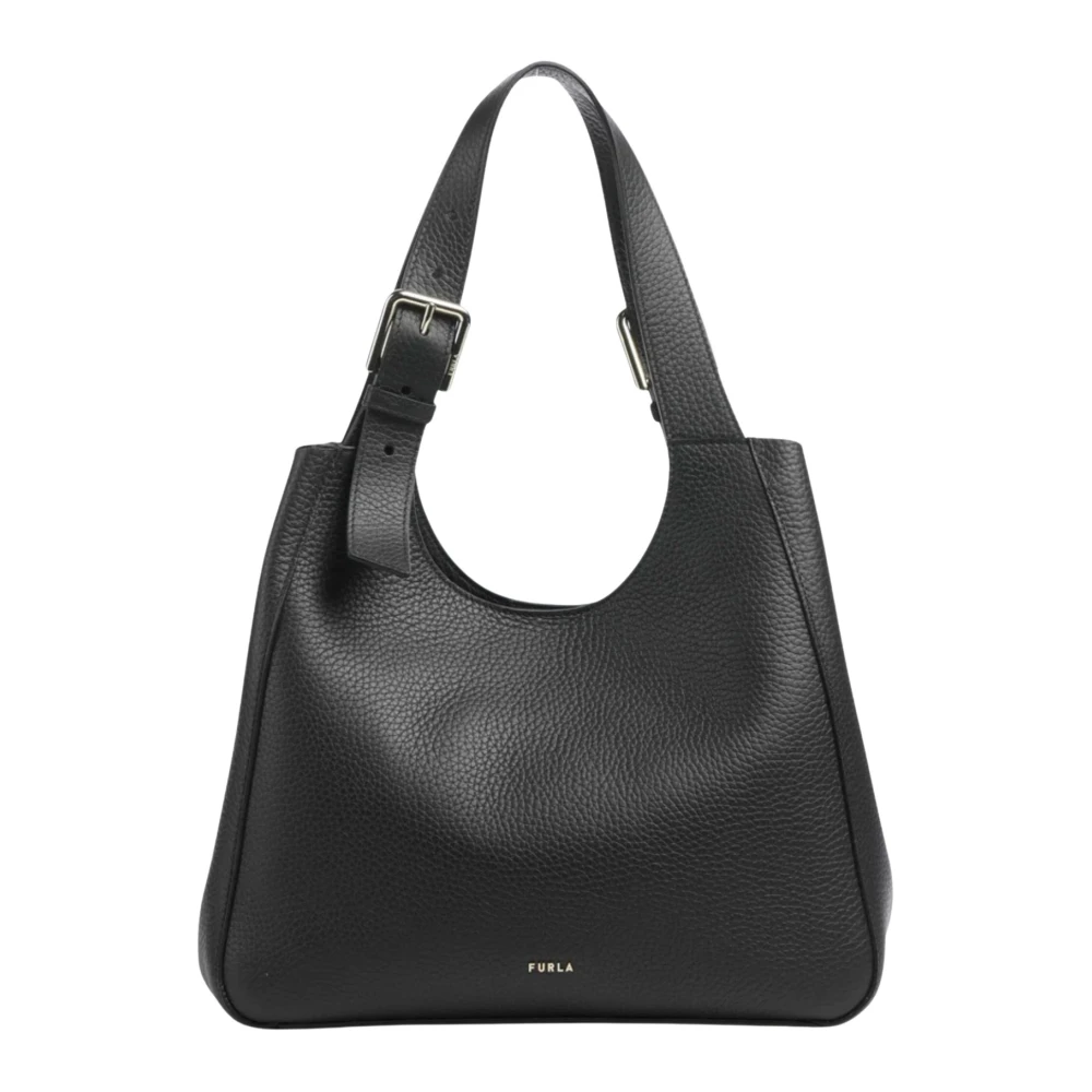 Furla Dora Tote M - Female - Shoulder Bags - Black - One Size - Bags