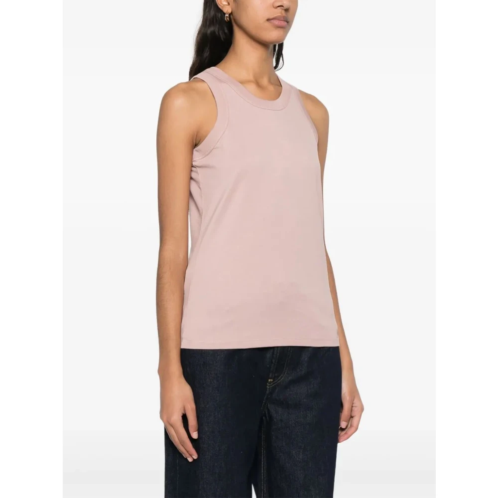 Loulou Studio Mouwloze Katoenen Top Pink Dames