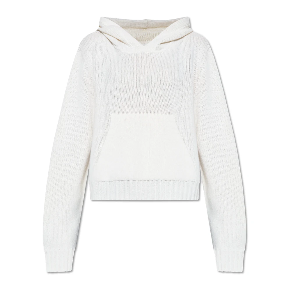 Palm Angels Hoodie White Dames