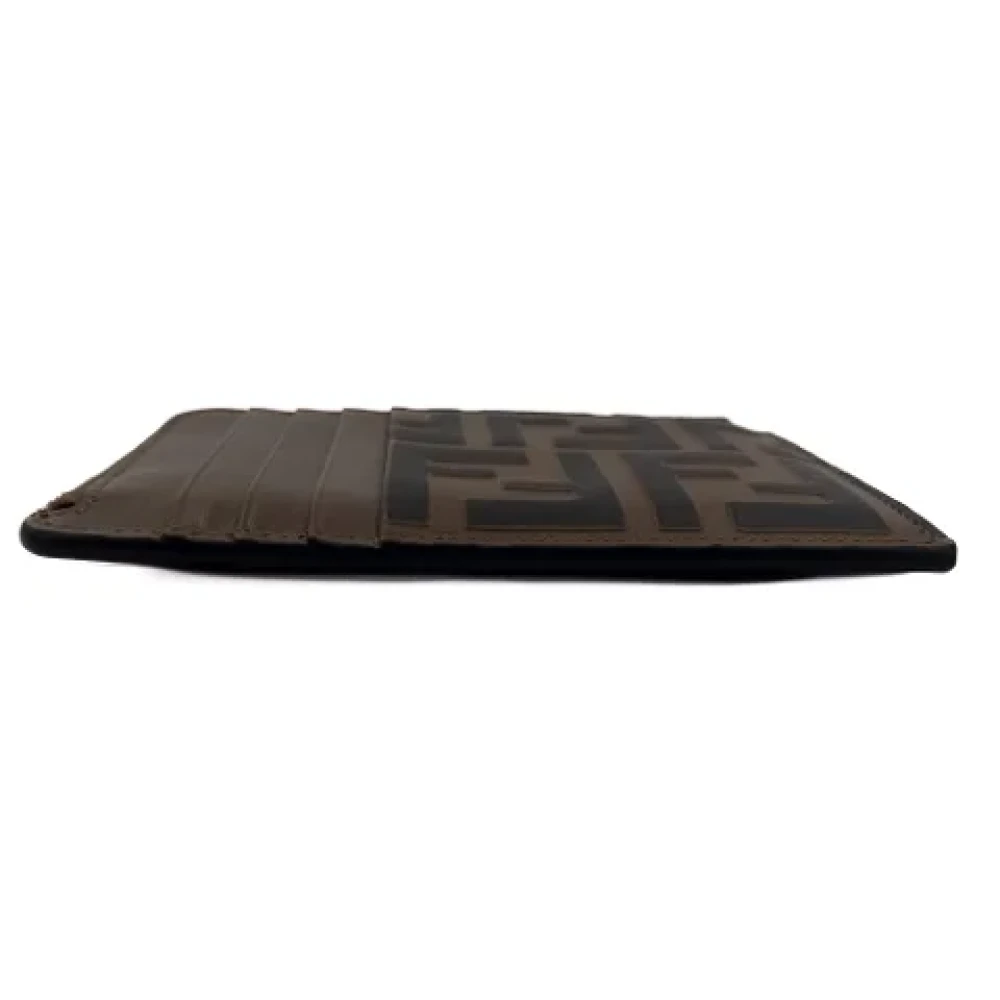 Fendi Vintage Pre-owned Leather wallets Brown Dames