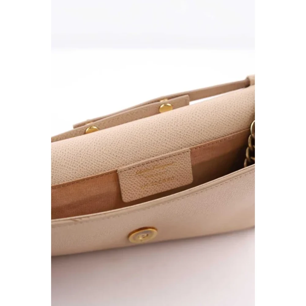 Salvatore Ferragamo Pre-owned Leather wallets Beige Dames