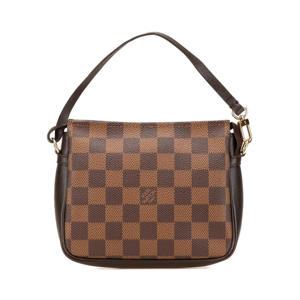 Louis Vuitton Vintage Women's Brown Pre-Owned Checkered Pattern Handbag
