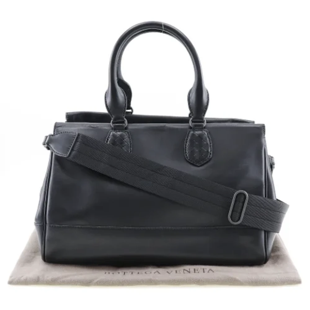 Bottega Veneta Vintage Pre-owned Leather handbags Black Dames