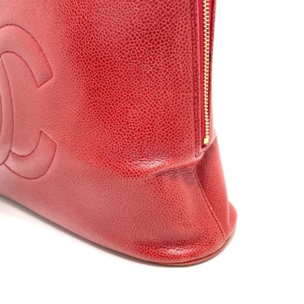 Chanel Vintage Pre-owned Leather chanel-bags Red Dames