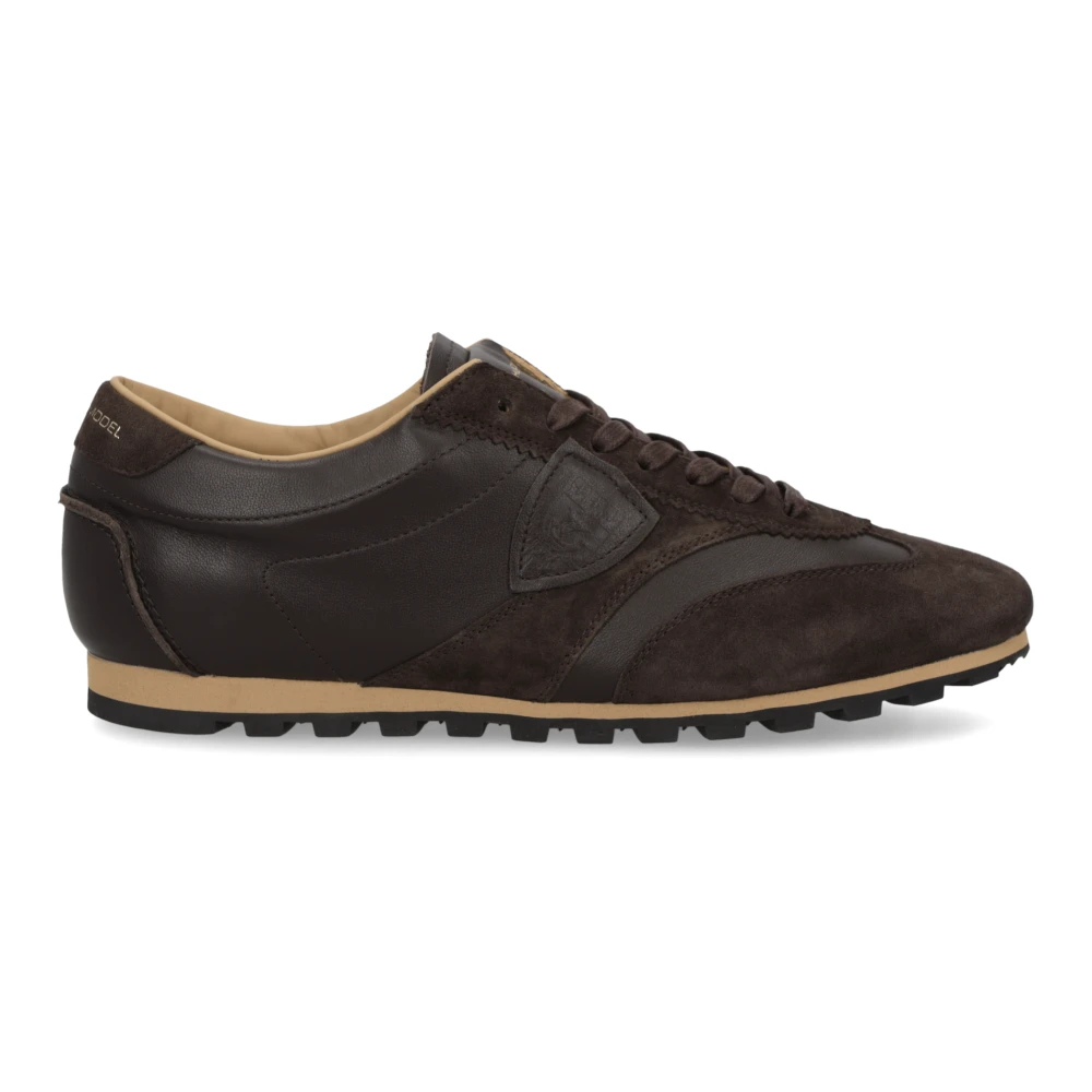 Philippe Model Planche Running Sneakers Heren Schoenen Bruin