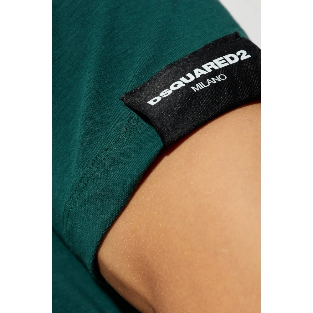 Dsquared2 T-shirt uit de ondergoedlijn Green Heren