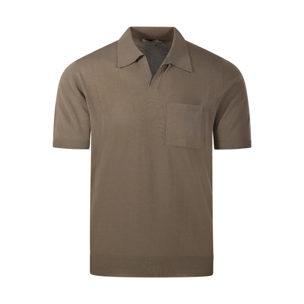 Altea Army Polo T-Shirt Brown Heren