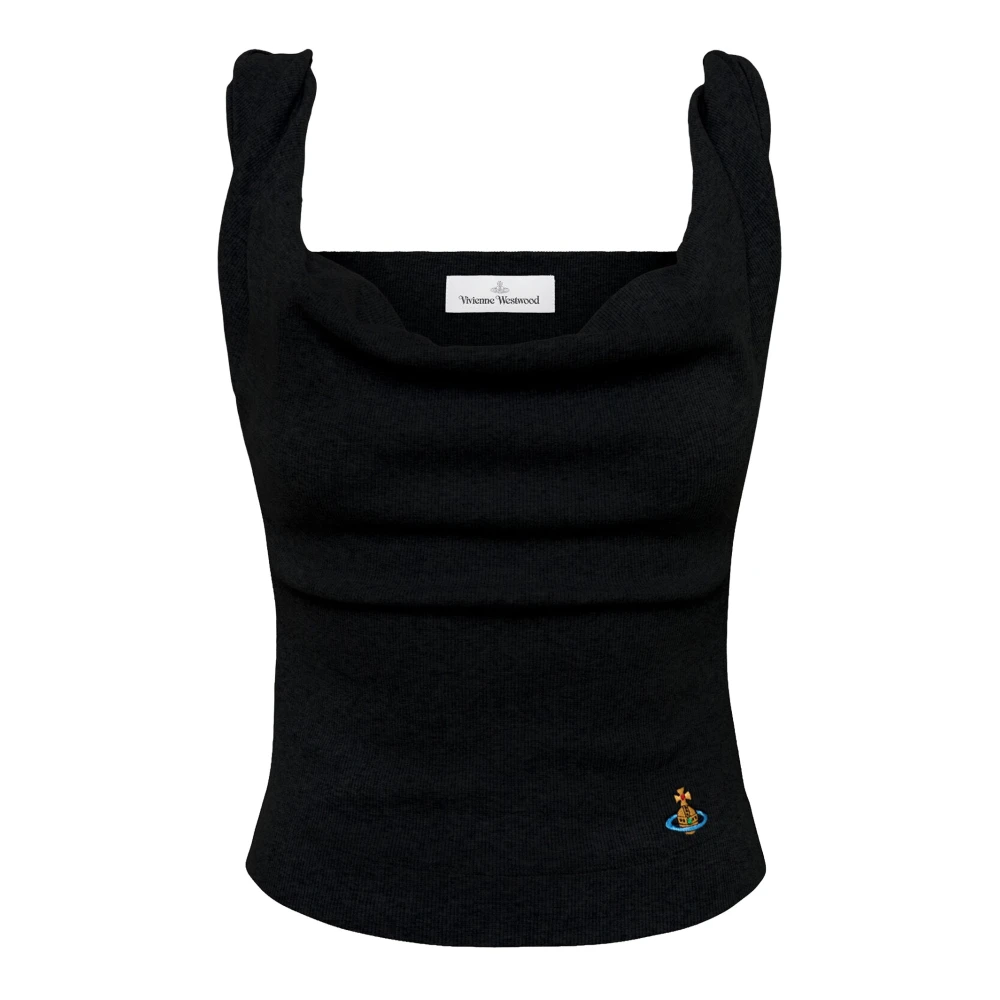 Vivienne Westwood Black Anna Top - Female - Sleeveless Tops - S - Tops