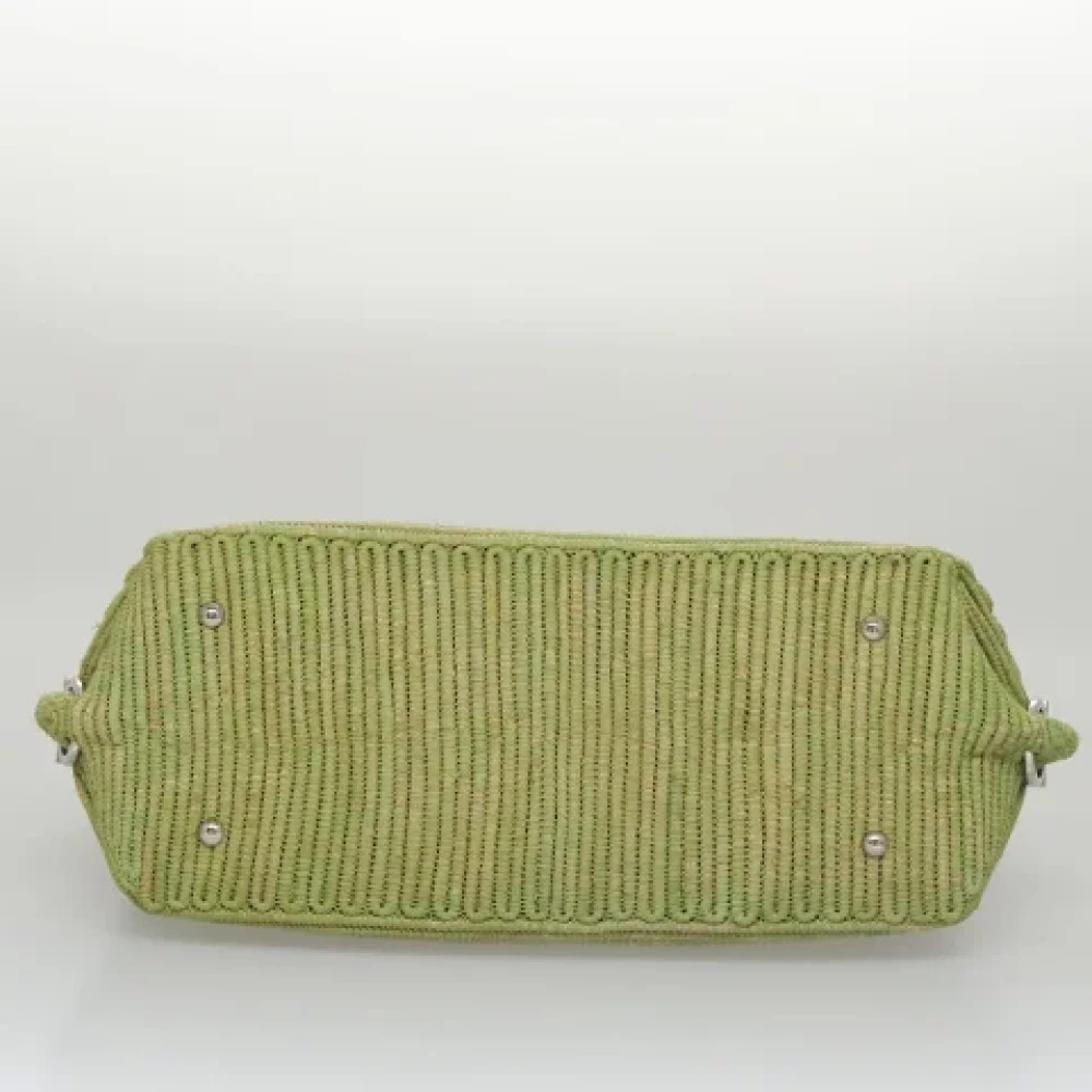 Salvatore Ferragamo Pre-owned Fabric handbags Green Dames