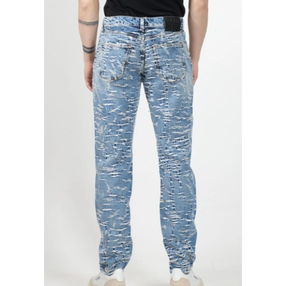 John Richmond Lange Heren Jeansbroek Blue Heren