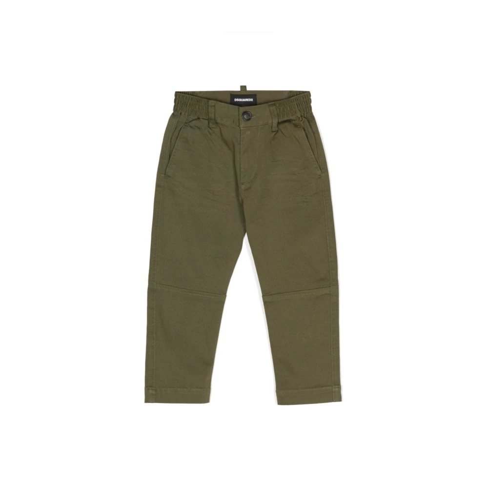 Dsquared2 Boys Green Trousers, 3 Y, Trendy Trousers For
