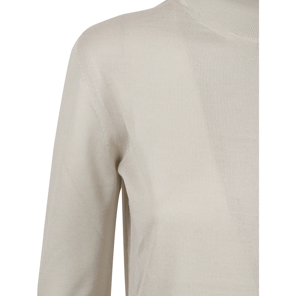 Tom Ford Luxe Cashmere Silk Turtleneck Sweater Gray Dames