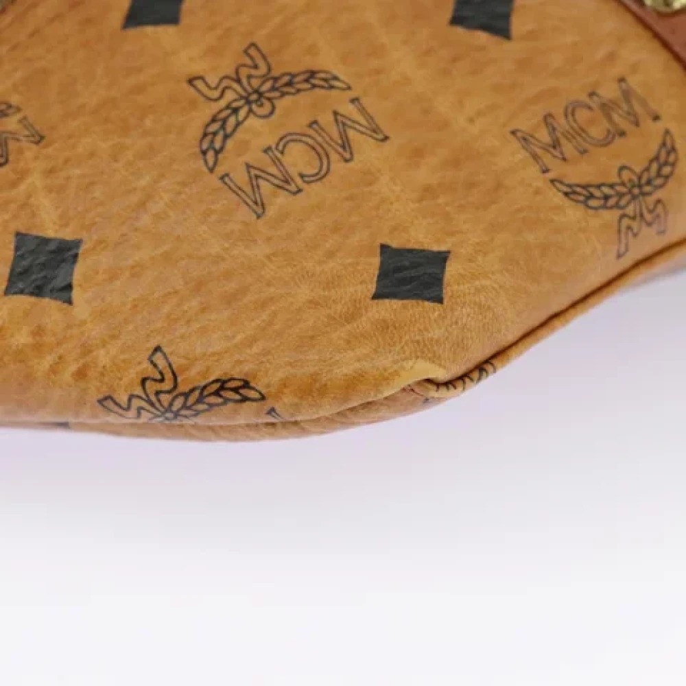 MCM Pre-owned Canvas crossbody-bags Brown Dames