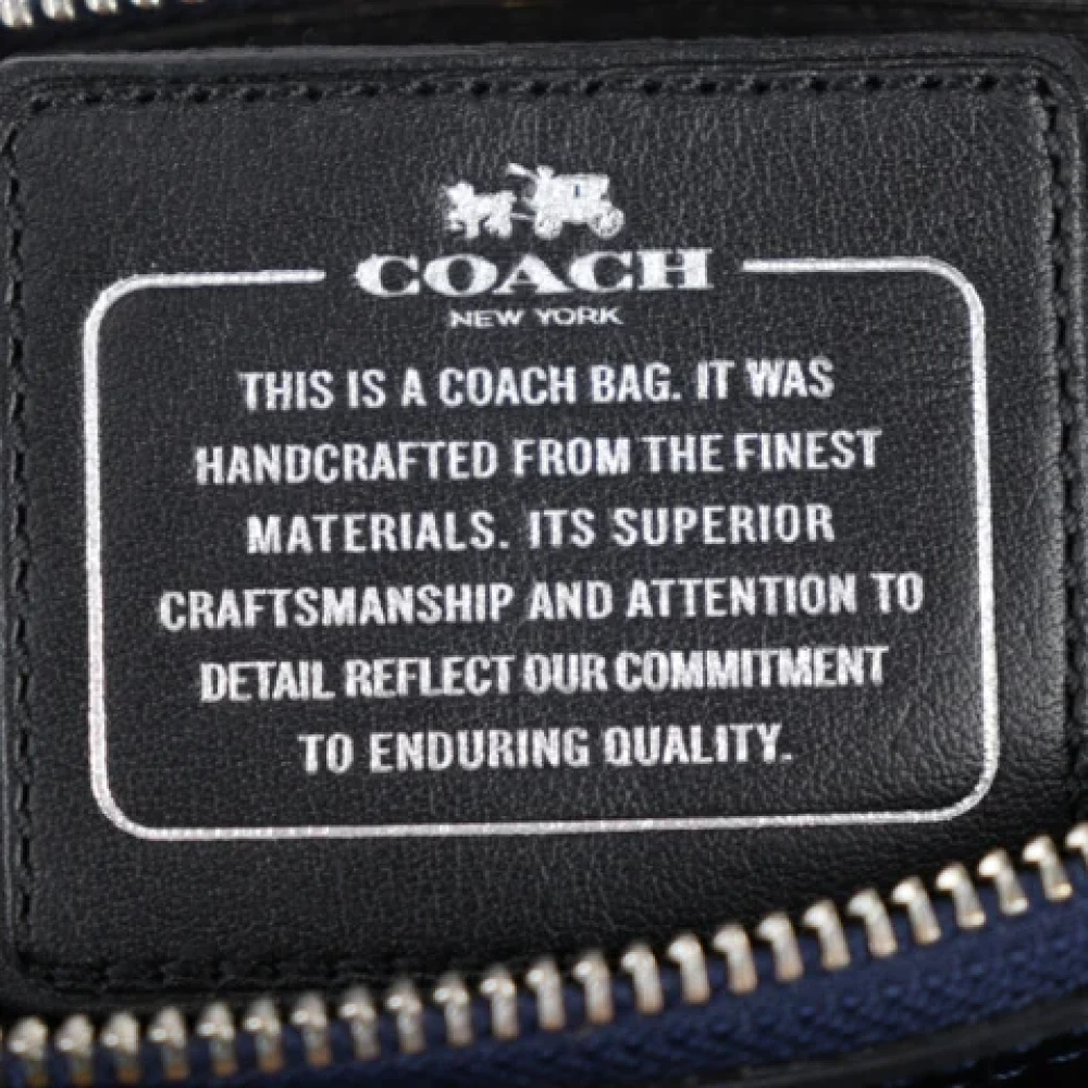 Coach Pre-owned Leather handbags Blue Dames