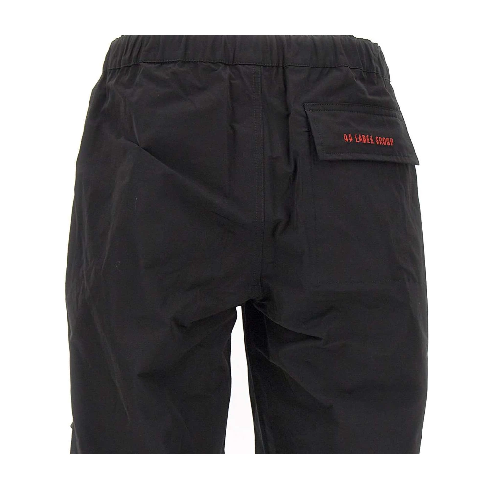 44 Label Group Broek Dames Recht Zwart Black Heren