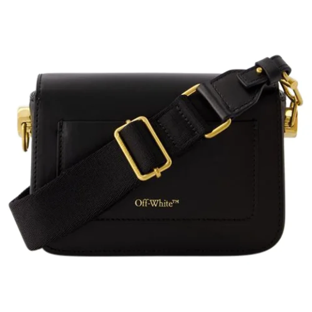 Off White Leather shoulder-bags Black Dames
