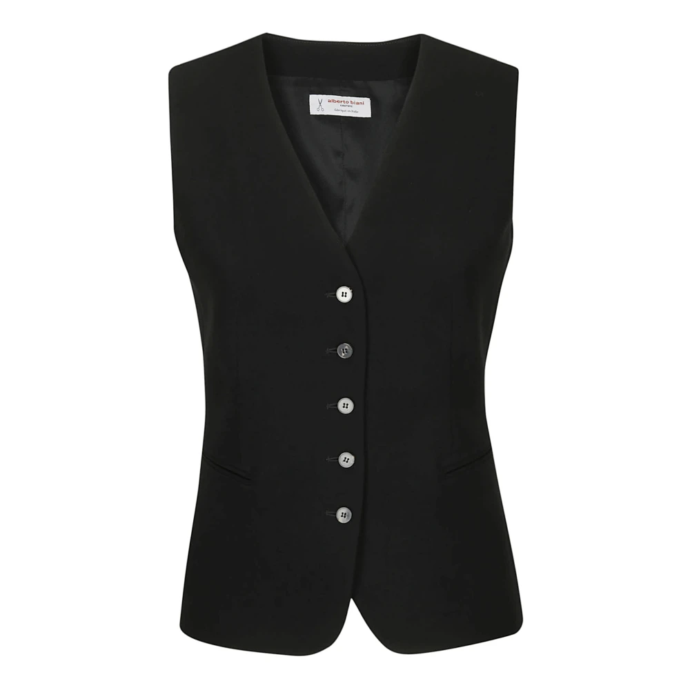 Alberto Biani Vest Cases Black Dames