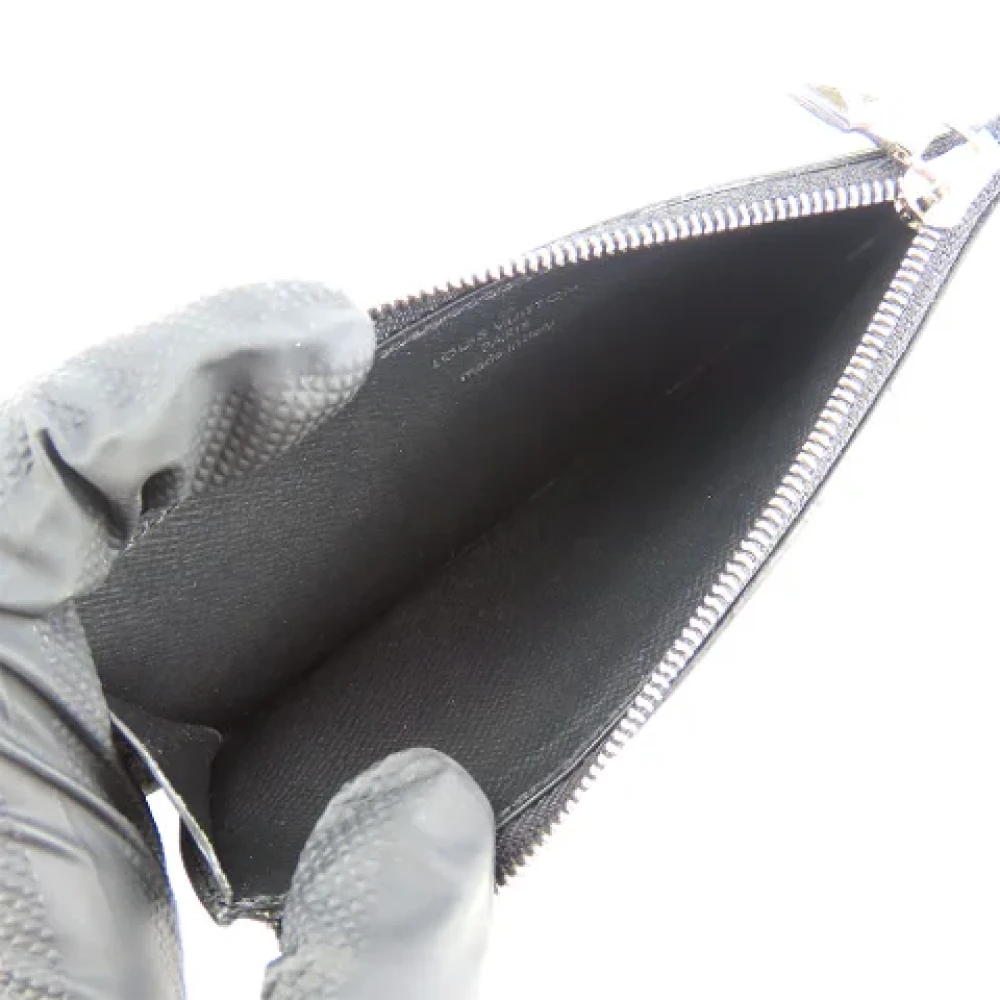 Louis Vuitton Vintage Pre-owned Canvas wallets Black Heren