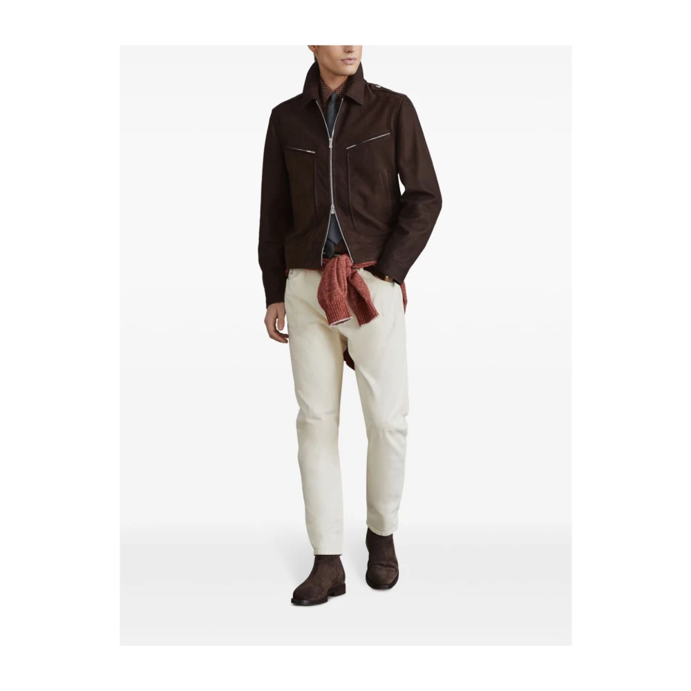 BRUNELLO CUCINELLI Donkerbruine Herenjassen Brown Heren