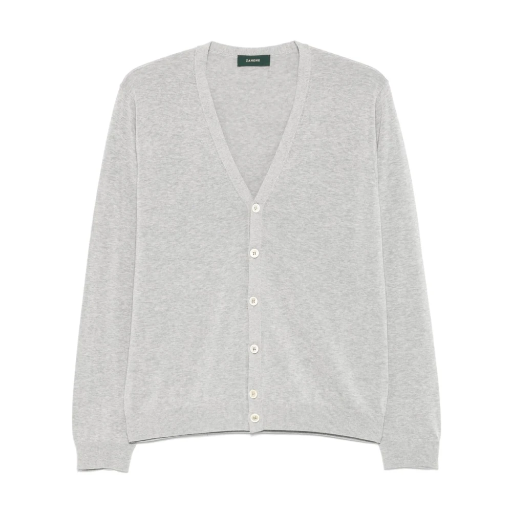 Zanone Grijze Sweaters voor Mannen Gray Heren