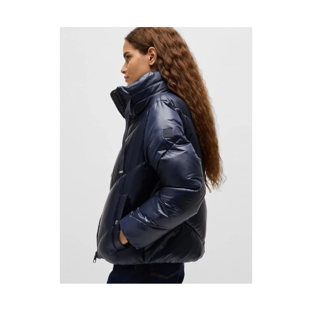 Hugo Boss Stijlvolle Jas voor Mannen Blue Dames