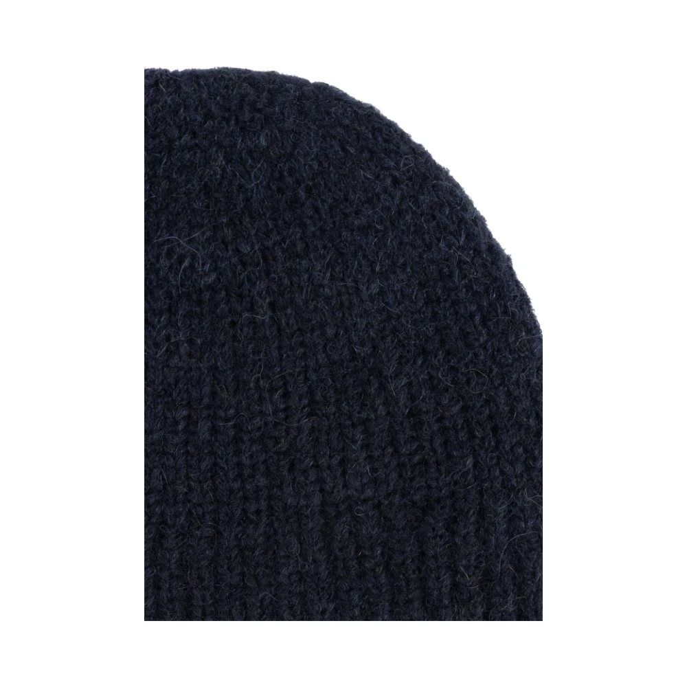 Dries Van Noten Blauwe Hoeden Mos Stijl Blue Heren