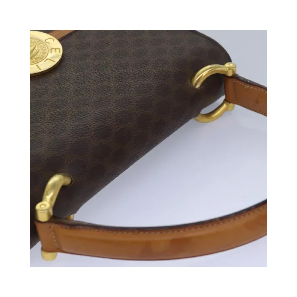 Celine Vintage Pre-owned Leather handbags Brown Dames