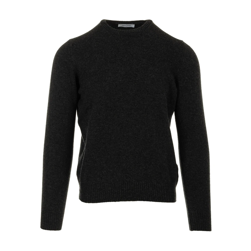 Gran Sasso Stijlvolle Paricollo Shirt Black Heren